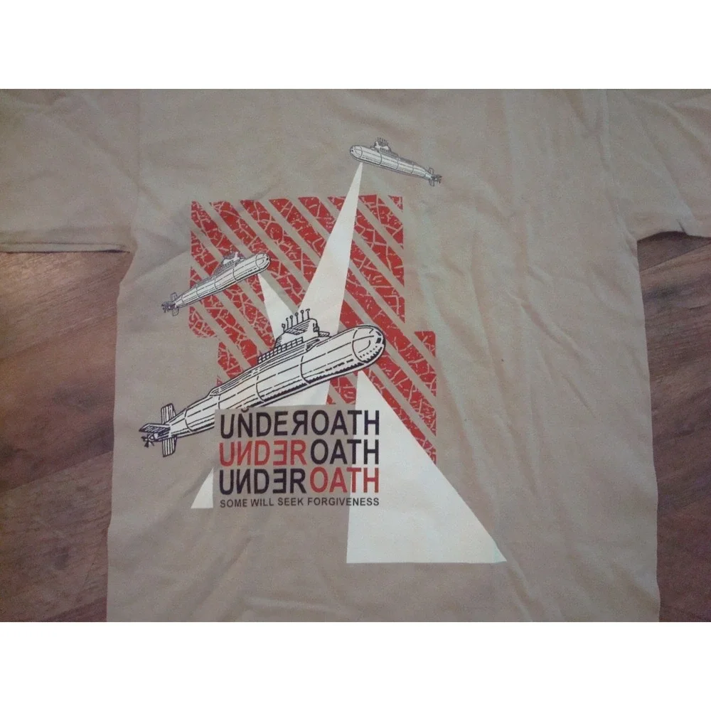 XS 17X23 UNDEROATH SOME WILL SEEK FORGENESS    SHIRT  DEADSTOCK  VINTAGE‎ TT2
